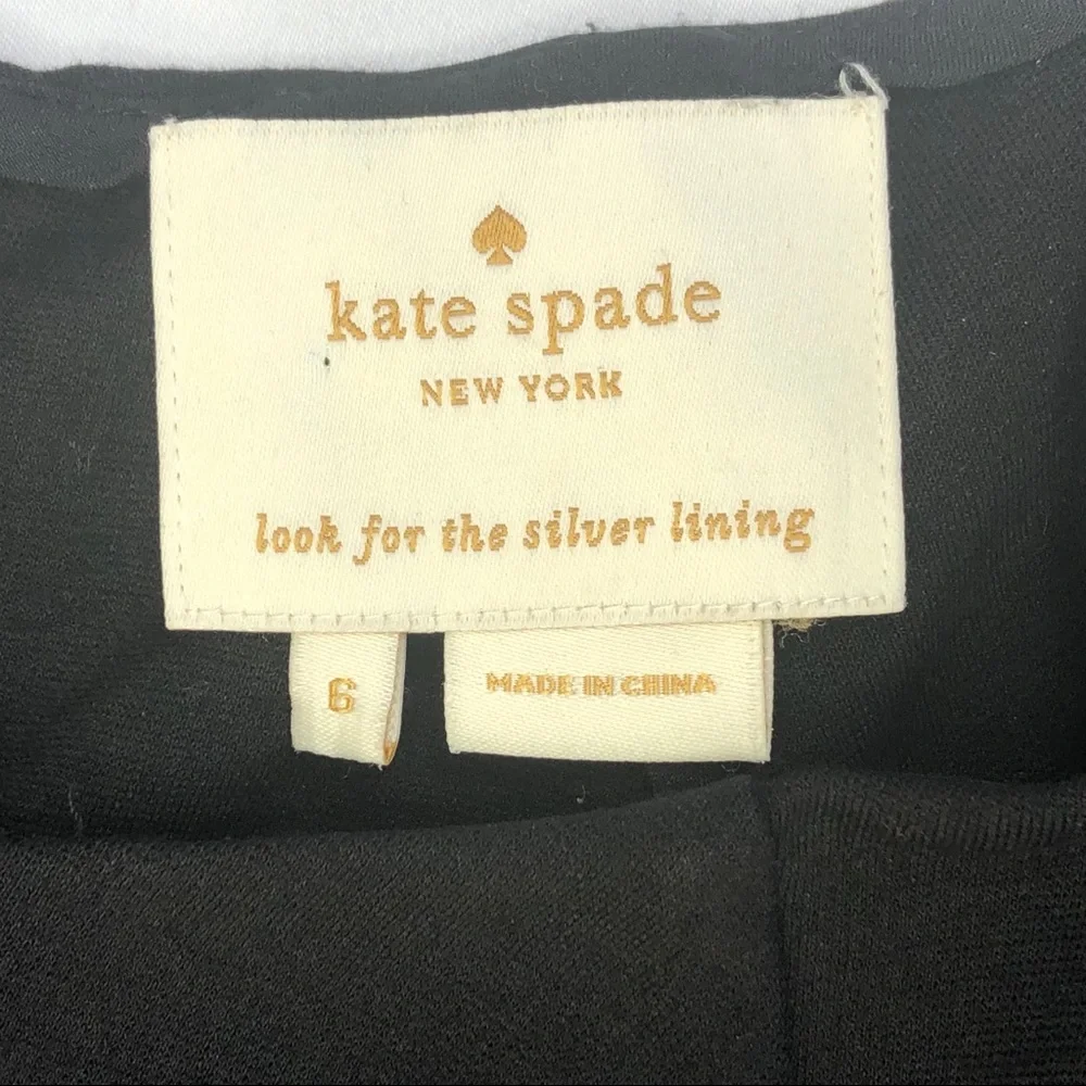 Kate Spade Little Black Dress Size 6